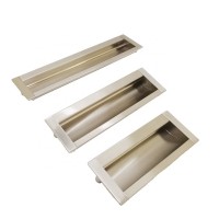 Modern Minimalist Embedded Concealed Handle Wardrobe Door Drawer Invisible Concealed Handle Cabinet Door Handles