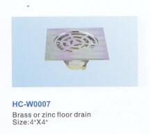 Precision Zinc Alloy Die Casting Floor Drain